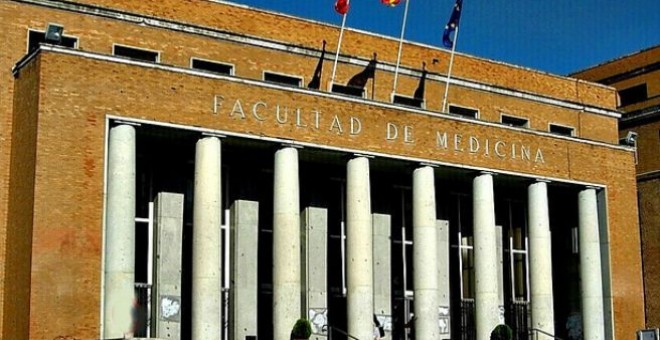 Fachada de la facultad de Medicina, universidad Complutense de Madrid