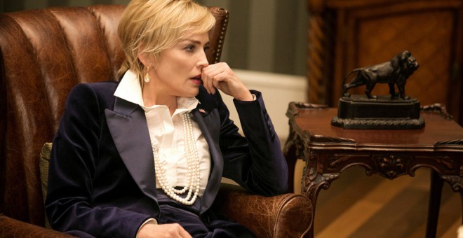 Sharon Stone, en la piel de la vicepresidenta de EEUU en 'Agent X'. /TNT