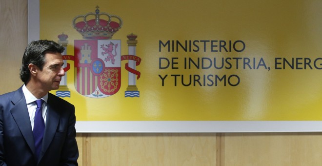 El titular de Industria, Energía y Turismo, José Manuel Soria, en la sede del Ministerio. EFE/Angel Diaz