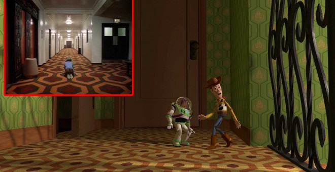 guiño a resplandor de toy story