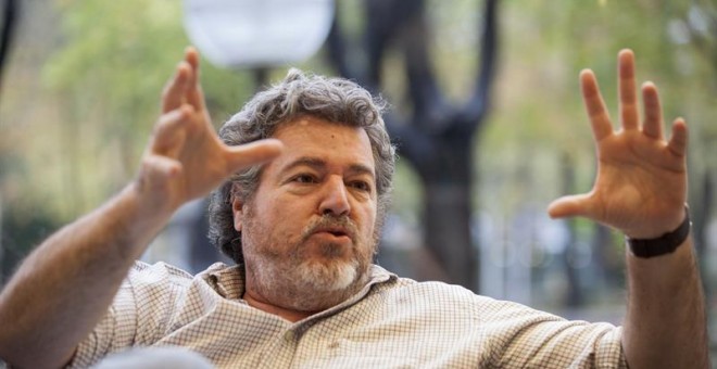 El cabeza de lista de Podemos por Álava, Juantxo López de Uralde (Equo).- EFE
