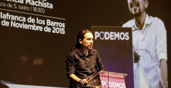 El secretario general de Podemos y candidato a la Presidencia del Gobierno, Pablo Iglesias. EFE