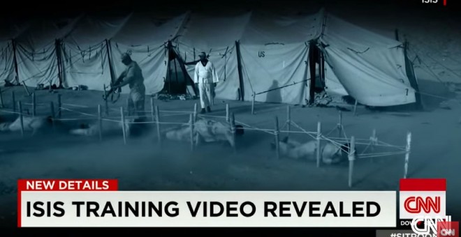 Imágenes de un campo de entrenamiento de ISIS. CNN