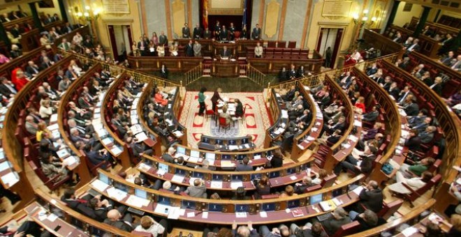 Foto de archivo del Congreso de los Diputados durante el debate de los Presupuestos Generales del Estado. EFE