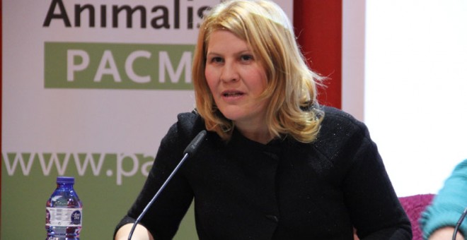 Silvia Barquero, presidenta de PACMA. EFE