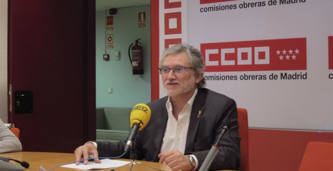 El secretario de Organización y Comunicación de CCOO, Fernando Lezcano./ EP