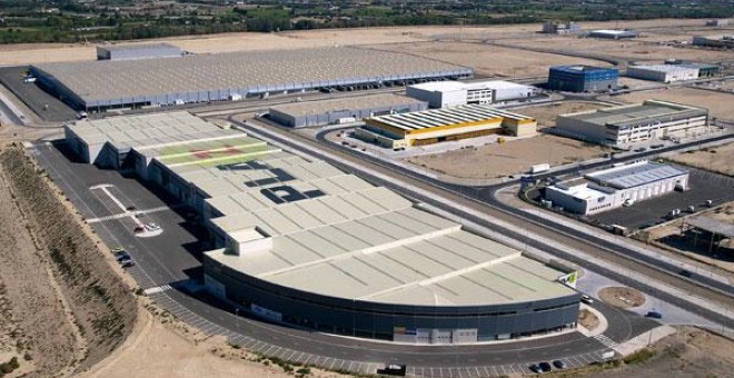 La plataforma logística Plaza, en Zaragoza.