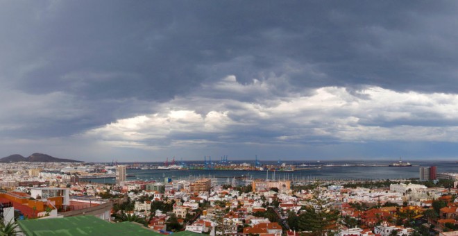 Panorámica del barrio de Schamann, en Ciudad Alta, Las Palmas de Gran Canaria