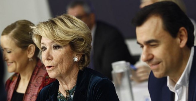 La portavoz del PP en Madrid, Esperanza Aguirre. EUROPA PRESS