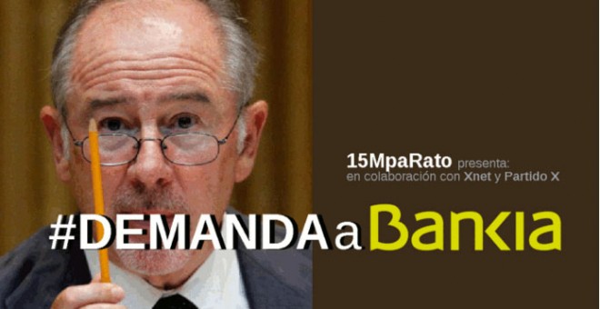 Imagen de la campaña #DEMANDAaBANKIA.