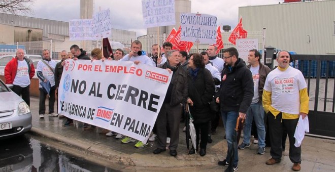UGT ha convocado dos días de huelga, el 18 y 19 de febrero, en la fábrica de Bimbo de Palma en protesta por la intención de la empresa de bollería de cerrar la planta situada en el Polígono de Son Castelló.- EUROPA PRESS