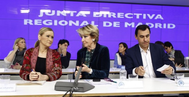 Aguirre espera que Cifuentes no sea una designación a dedo y haya congreso 'abierto' con 'un militante, un voto'.- EUROPA PRESS