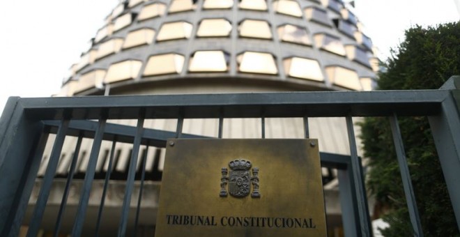 Fachada del Tribunal Constitucional. EUROPA PRESS