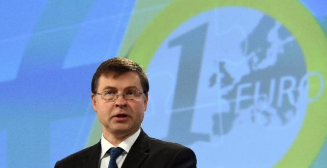 Valdis Dombrovskis en una imagen de archivo.- REUTERS