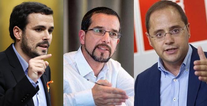 PSOE, Podemos e IU ponen a punto sus argumentos de cara a la reunión para negociar la investidura.