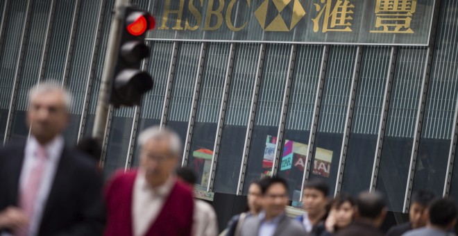 Sede del banco HSBC en Hong Kong (China). EFE/Jerome Favre