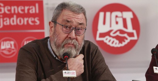 El secretario general de UGT, Cándido Méndez. EP