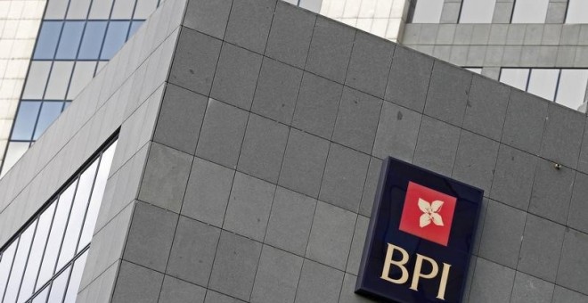 Logo del banco portugués BPI. REUTERS