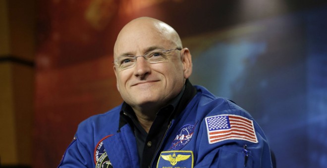 El astronauta Scott Kelly ha crecido 5 centímetros en el espacio