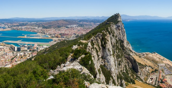 Vista panorámica de Gibraltar