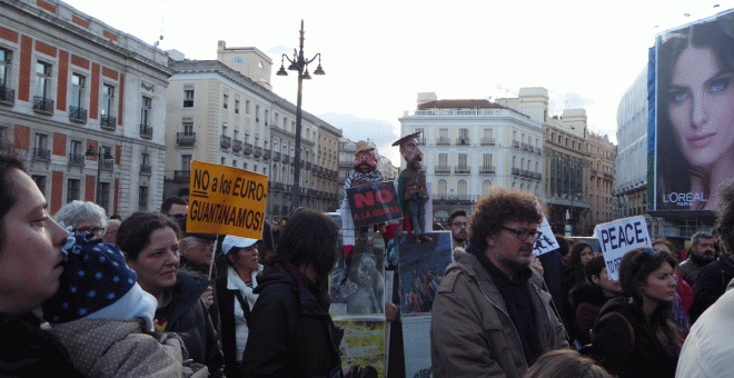 Concentración contra el racismo en Madrid. PILAR ARAQUE CONDE
