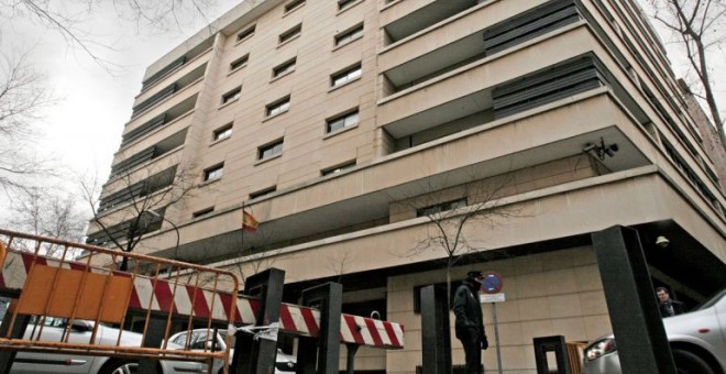 El edificio de la Audiencia Nacional, en Madrid. EFE