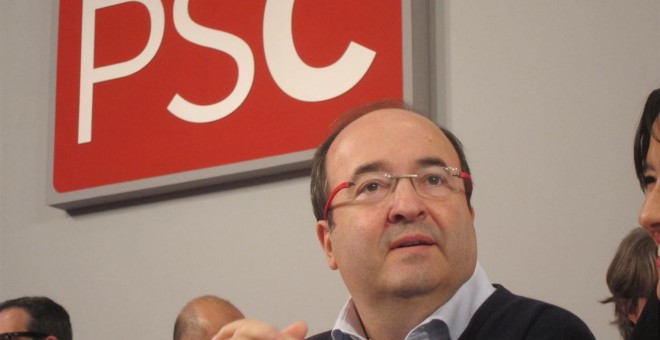 El primer secretario del PSC, Miquel Iceta. EUROPA PRESS