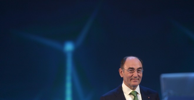 El presidente de Iberdrola, Ignacio Sanchez Galan, al inicio de la junta de accionistas de la eléctrica en Bilbao. REUTERS/Vincent West