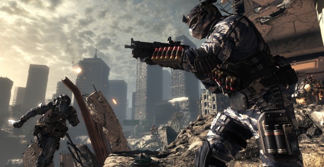 Una captura de 'Call Of Duty: Ghosts', videojuego caracterizado por el uso de tecnología futurista.