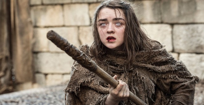 Arya Stark en la sexta temporada de 'Juego de Tronos'.