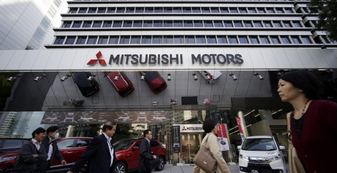 Sede de la automovilística japonesa Mitsubishi en Tokio. EFE/Franck Robichon