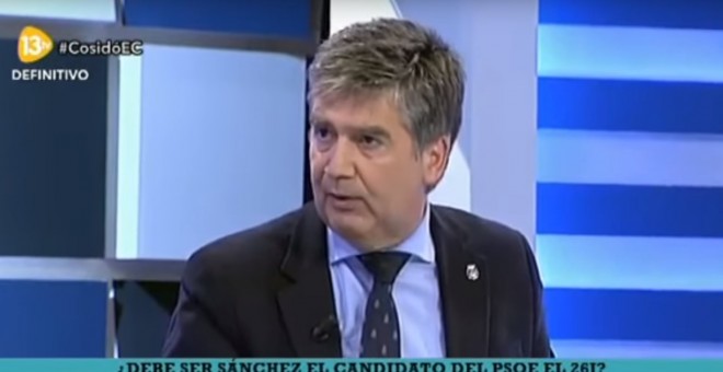Ignacio Cosidó, director general de la Policía, en la tertulia de 13 TV
