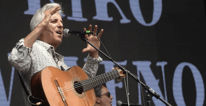 Kiko Veneno, durante su actuación. NACHO GARCÍA