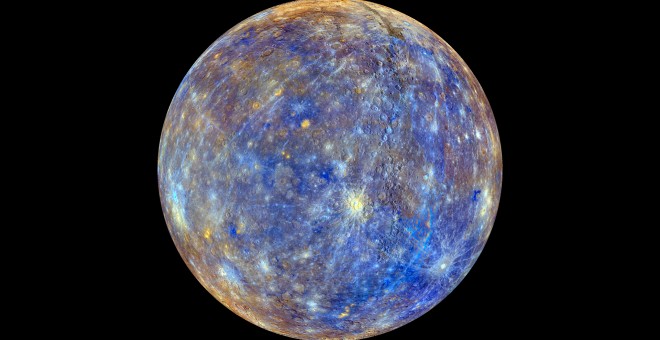 Vista de Mercurio desde la misión MESSENGER. NASA/Johns Hopkins University Applied Physics Laboratory/Carnegie Institution of Washington