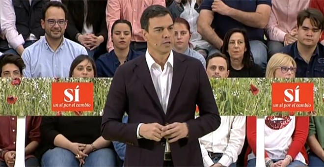 Acto de Pedro Sánchez con los candidatos socialistas al 26-J