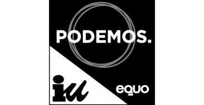 El logo de Unidos Podemos.