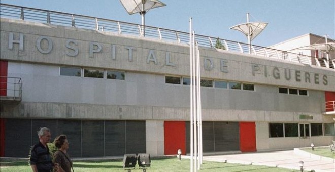 El Hospital de Figueres, donde trabaja el detenido para el Institut Catalá de la Salut. Archivo/EFE