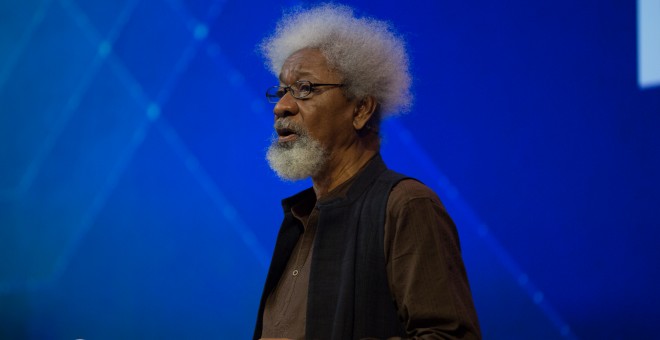 Wole Soyinka, Nobel de Literatura y luchador por la independencia y democracia en Nigeria. /OFF-JAMIE HANCOCK