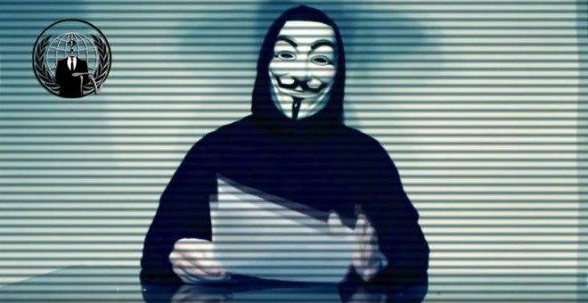 Captura de pantalla de un vídeo de  Anonymous.- EUROPA PRESS
