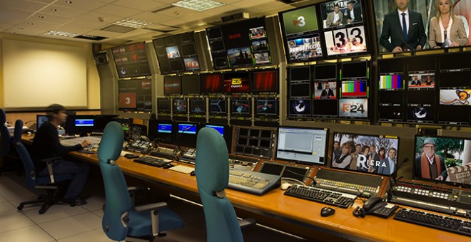 Sala de realización de TV3