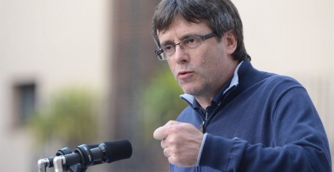 Carles Puigdemont, presidente de la Generalitat. EP