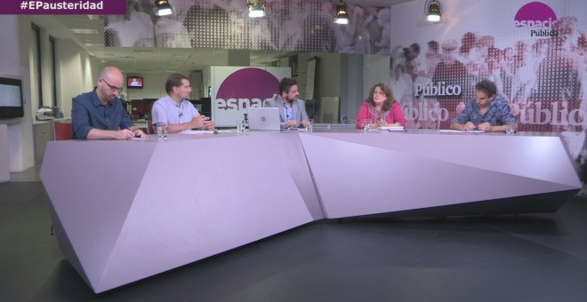 'Espacio Público', 'EconoNuestra' y 'Economistas Frente a la Crisis' han organizado un debate en el que cuatro expertos en Economía han explicado y analizado las consecuencias de las políticas de austeridad en Europa y sus alternativas.​