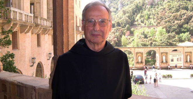 El monje benedictino de la abadía de Montserrat.- ABADÍA DE MONTSERRAT