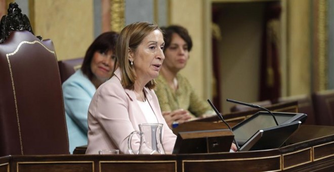 Ana Pastor (PP) ocupa su puesto como presidenta del Congreso de los Diputados/EFE