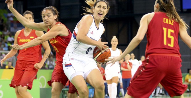 La selección española de baloncesto femenino debuta en los Juegos contra Serbia. /REUTERS