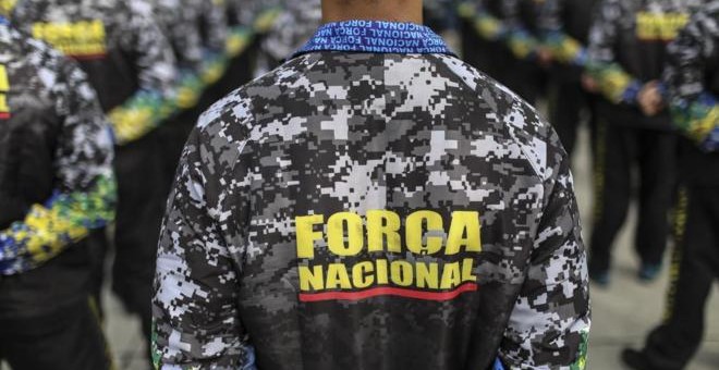 Miembros de la Fuerza Nacional de Sao Paulo./ EFE