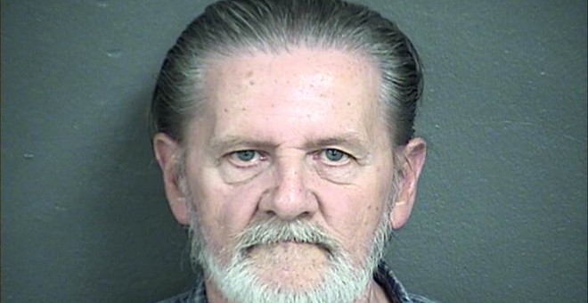 El estadounidense de 70 años,Lawrence John Ripple, acusado por asaltar un banco, en el Centro de Detención del condado de Wyandotte en Kansas. REUTERS