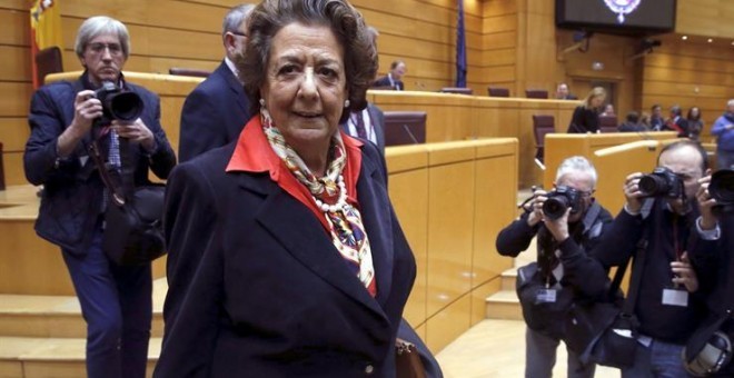 Rita Barberá en el Senado/EFE Kiko Huesca
