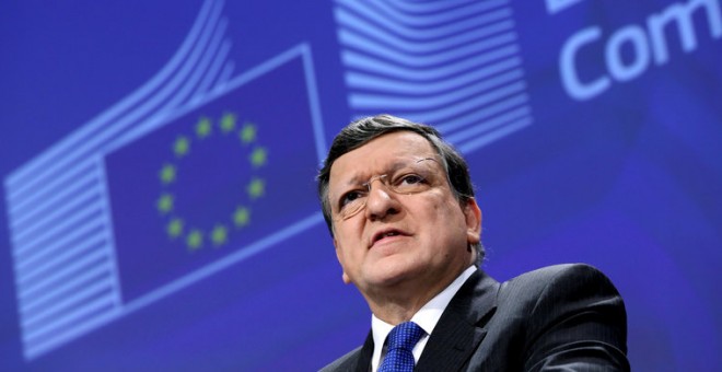 Durao Barroso, expresidente de la Comisión Europea, en una de las comisiones de la institución/REUTERS