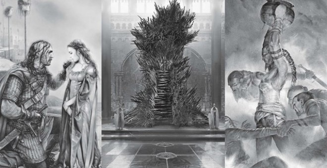 La editorial Random House lanzará una versión del primer libro de la saga 'Canción de Hielo y Fuego' con ilustraciones basadas en como George R.R. Martin imaginaba las diferentes escenas. RANDOM HOUSE